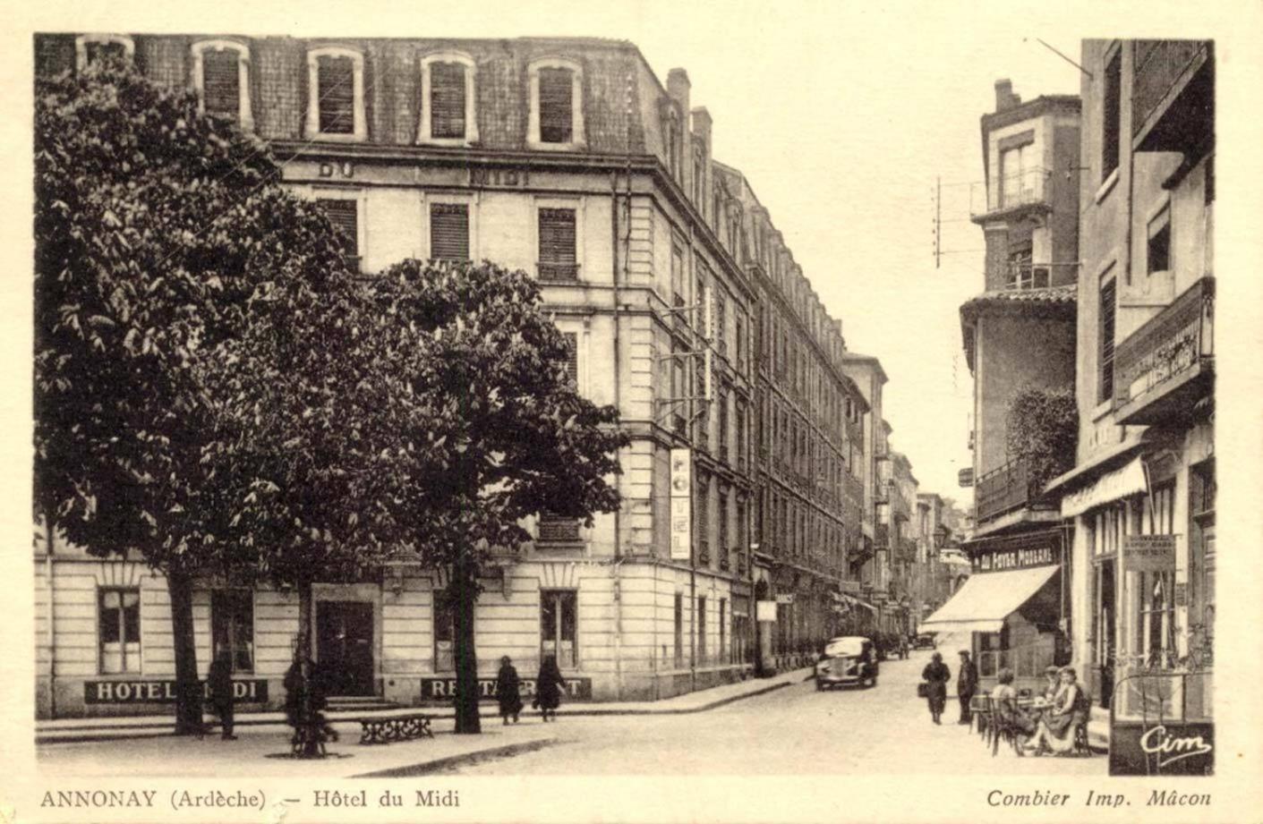 Hôtel du Midi Annonay Exterior foto